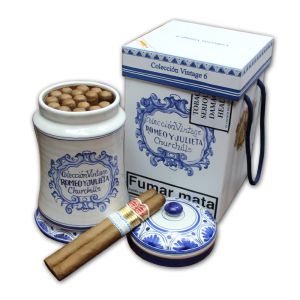 Coleccion Vintage Romeo y Julieta Churchills  2017年修羅丘吉爾 青花瓷罐