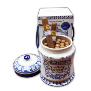 Coleccion Vintage EI Rey del Mundo Choix Supreme  2018年世界之王羅布圖 青花瓷罐（黃蘿蔔）